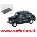 FIAT 600  CARABINIERI 1965  1/43 art. C016