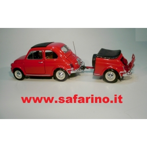 FIAT 500L CON CARRELLINO POSTERIORE   SAFARI MODEL art. SAF522