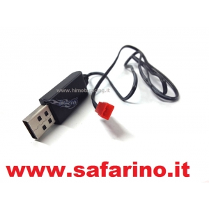 CARICABATTERIE USB  PER MICRO ELICOTTERI   art. 6052